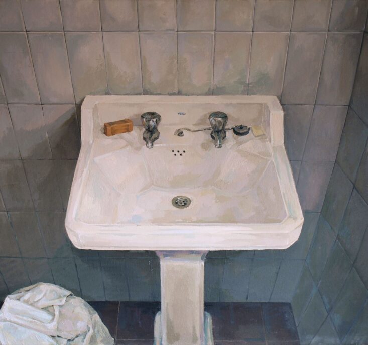 Visita la sección Espacios y Bodegones de la Galería El lavabo cuadro pintura óleo de Jaime M Arribas