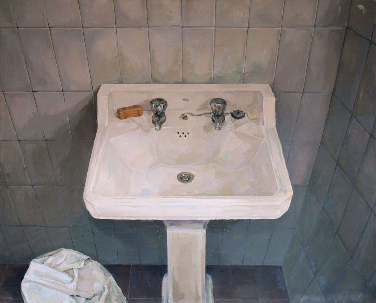 Visita la sección Espacios y Bodegones de la Galería El lavabo cuadro pintura óleo de Jaime M Arribas
